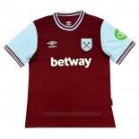 Camiseta West Ham 1ª 2024-2025 Tailandia