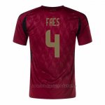 Camiseta Belgica Jugador Faes 1ª 2024