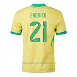 Camiseta Brasil Jugador Endrick 1ª 2024