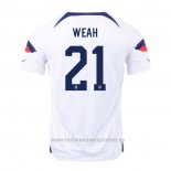 Camiseta Estados Unidos Jugador Weah 1ª 2022