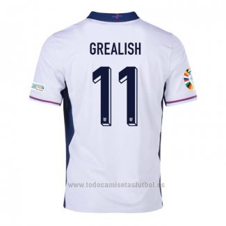 Camiseta Inglaterra Jugador Grealish 1ª 2024