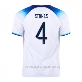 Camiseta Inglaterra Jugador Stones 1ª 2022