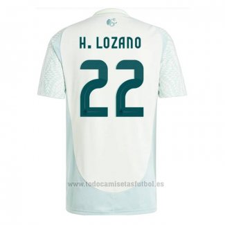 Camiseta Mexico Jugador H.Lozano 2ª 2024