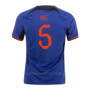 Camiseta Paises Bajos Jugador Ake 2ª 2022