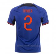 Camiseta Paises Bajos Jugador Timber 2ª 2022