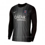 Camiseta Paris Saint-Germain Portero 1ª Manga Larga 2025-2026 Negro
