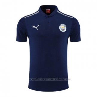 Camiseta Polo del Manchester City 2022-2023 Azul Marino