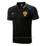 Camiseta Polo del Portugal 2022-2023 Negro