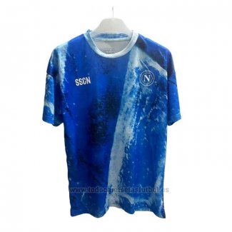 Camiseta Pre Partido del Napoli 2025-2026 Azul