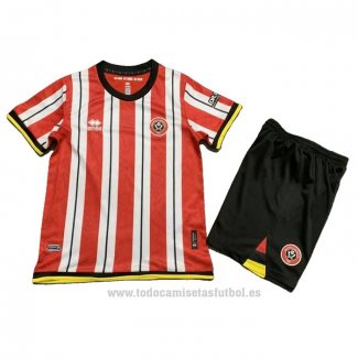 Camiseta Sheffield United 1ª Nino 2024-2025