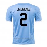 Camiseta Uruguay Jugador J.M.Gimenez 1ª 2022