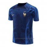 Camiseta de Entrenamiento Francia 2022-2023 Azul Oscuro