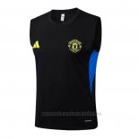 Camiseta de Entrenamiento Manchester United Sin Mangas 2025-2026 Negro