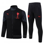 Chandal de Chaqueta del AC Milan 2025-2026 Negro