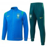Chandal de Chaqueta del Brasil Nino 2026-2027 Azul