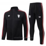 Chandal de Chaqueta del Manchester United Nino 2026-2027 Negro