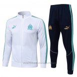Chandal de Chaqueta del Olympique Marsella Nino 2025-2026 Blanco