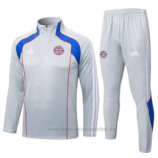 Chandal de Sudadera del Bayern Munich Nino 2025-2026 Gris