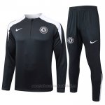 Chandal de Sudadera del Chelsea 2025-2026 Negro
