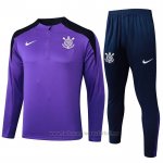 Chandal de Sudadera del Corinthians 2024-2025 Purpura