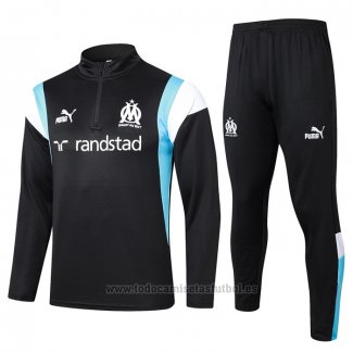 Chandal de Sudadera del Olympique Marsella 2023-2024 Negro