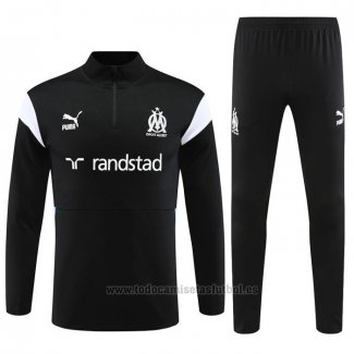 Chandal de Sudadera del Olympique Marsella 2023-2024 Negro