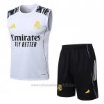 Chandal del Real Madrid Sin Mangas 2025-2026 Blanco