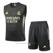 Chandal del Real Madrid Sin Mangas 2025-2026 Gris Verde