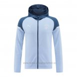 Chaqueta con Capucha del Manchester City 2024-2025 Azul