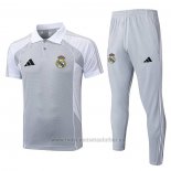 Conjunto Polo del Real Madrid 2025-2026 Gris