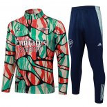 Sweatshirt Tracksuit Arsenal 2024-2025 Red Green