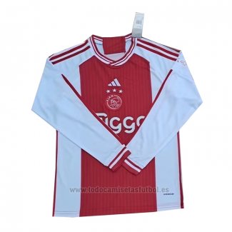 Camiseta Ajax 1ª Manga Larga 2023-2024
