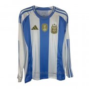 Camiseta Argentina 1ª Manga Larga 2024