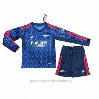 Camiseta Arsenal 2ª Manga Larga Nino 2025-2026