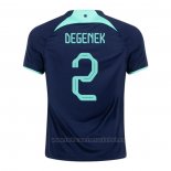 Camiseta Australia Jugador Degenek 2ª 2022