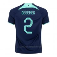 Camiseta Australia Jugador Degenek 2ª 2022