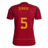 Camiseta Espana Jugador Sergio 1ª 2022