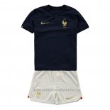 Camiseta Francia 1ª Nino 2022