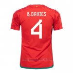 Camiseta Gales Jugador B.Davies 1ª 2022