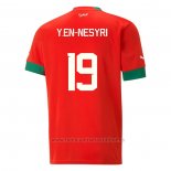 Camiseta Marruecos Jugador Y.En-Nesyri 1ª 2022