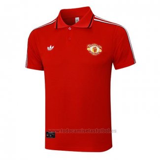 Camiseta Polo del Manchester United 2025-2026 Rojo
