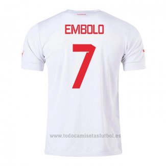 Camiseta Suiza Jugador Embolo 2ª 2022