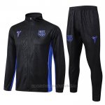 Chandal de Chaqueta del Barcelona Nino 2025-2026 Negro