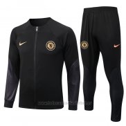 Chandal de Chaqueta del Chelsea 2022-2023 Negro