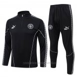 Chandal de Sudadera del Manchester City Nino 2025-2026 Negro