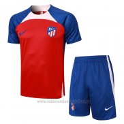 Chandal del Atletico Madrid Manga Corta 2023-2024 Rojo - Pantalon Corto