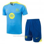 Chandal del Barcelona Manga Corta 2025-2026 Azul - Pantalon Corto