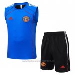 Chandal del Manchester United Sin Mangas 2025-2026 Azul