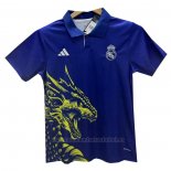 Camiseta Real Madrid Dragon 2024-2025 Azul Tailandia