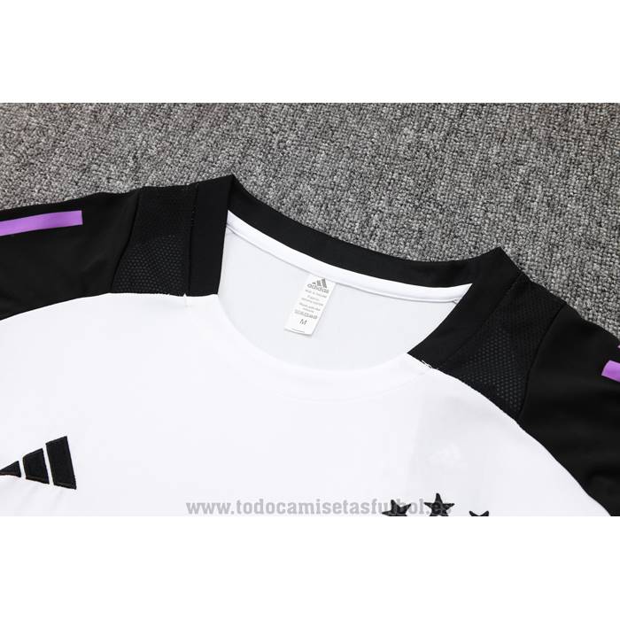 Chandal del Alemania Manga Corta 2024-2025 Blanco - Pantalon Corto